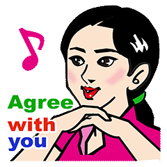[LINEスタンプ] とりあえず英会話女子♪