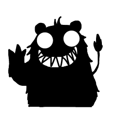 [LINEスタンプ] シルエット モンスター