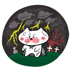 [LINEスタンプ] ゾンビになった松吉 