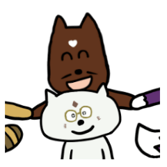 [LINEスタンプ] 幸せ犬 のりいぬと仲間達 