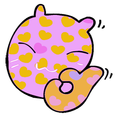 [LINEスタンプ] 宇宙から来た ラブネコ