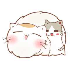 [LINEスタンプ] MelOn and nekotachi 2 [ENG version] 