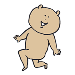 [LINEスタンプ] くま(ばしくま) 