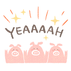 [LINEスタンプ] えいごぶたスタンプ 
