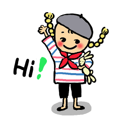 [LINEスタンプ] リトル マドモアゼル