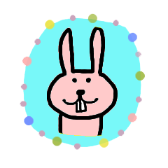 [LINEスタンプ] かわいい前歯のうさぎさん 