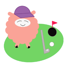 [LINEスタンプ] ひつじのpink 