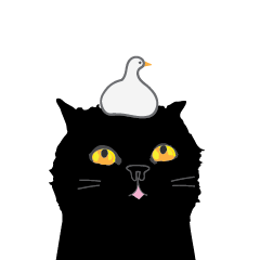 [LINEスタンプ] Dusky cat 