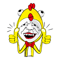 [LINEスタンプ] クレイジーチキンボー！