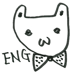 [LINEスタンプ] 英語でマンちゃん 