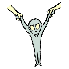 [LINEスタンプ] 未確認生命体ウーマくん 
