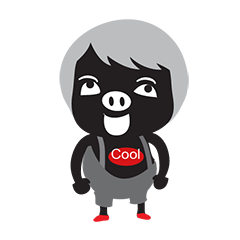 [LINEスタンプ] Pig-Be Cool！ 