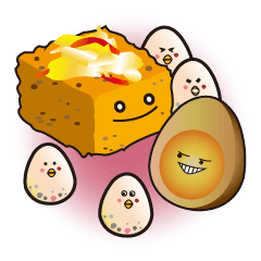 [LINEスタンプ] 揚げ臭豆腐＆台湾よいち 