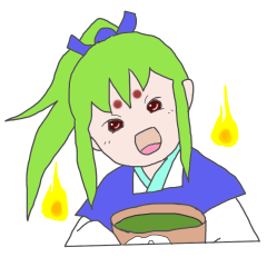 [LINEスタンプ] 守護霊ちゃん
