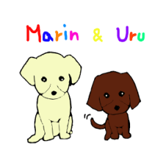 [LINEスタンプ] Marin ＆ Uru 