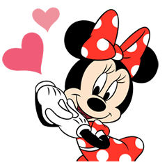 [LINEスタンプ] ミニーマウス（アニメーションスタンプ） 