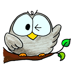 [LINEスタンプ] ふくろうの森