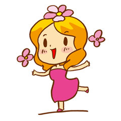 [LINEスタンプ] 楽しい妄想ちゃん生活