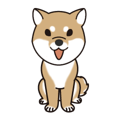 [LINEスタンプ] しばくんからお知らせです