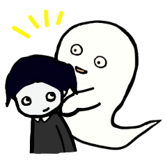 [LINEスタンプ] オバケとお友達