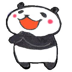 [LINEスタンプ] むくむくパンダさん 