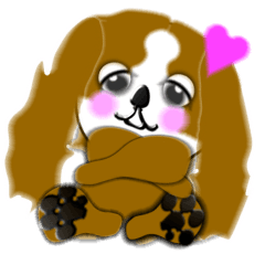 [LINEスタンプ] 愛犬の「ムー」です 