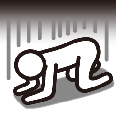 [LINEスタンプ] メンタル弱すぎなやつ(笑) 