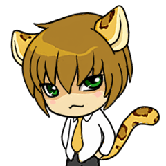[LINEスタンプ] Leopard-Meow every day 