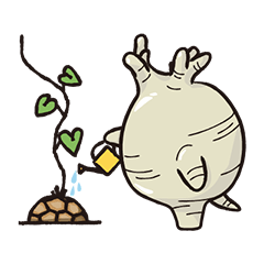 [LINEスタンプ] 多肉植物、愚羅鬼李寿ちゃん