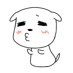 [LINEスタンプ] ぺたんこわんこ3