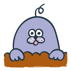 [LINEスタンプ] もぐらスタンプ
