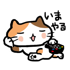 [LINEスタンプ] ゆる三毛ねこ