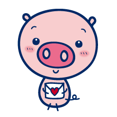 [LINEスタンプ] こぶたちゃん