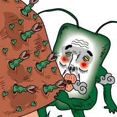 [LINEスタンプ] カメムシおやじ 