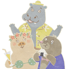 [LINEスタンプ] ぶたかばもぐら。 