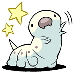 [LINEスタンプ] ころっとしたカイコガ