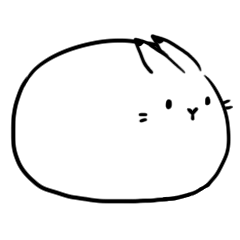 [LINEスタンプ] 南極うさぎ Lv5 