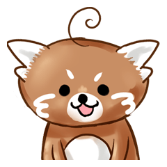 [LINEスタンプ] レッサーパンダ 