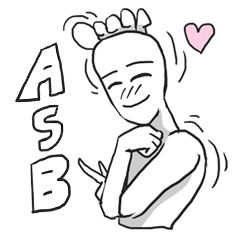 [LINEスタンプ] AsB - Feet Face 
