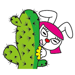[LINEスタンプ] まるでウサギ 