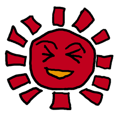 [LINEスタンプ] 太陽、雲、雨や月～メッセージは英語～ 