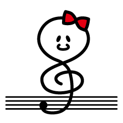 [LINEスタンプ] ト音記号トッチーと音符トモダチ 