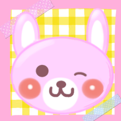[LINEスタンプ] うささん50色カラフル敬語 