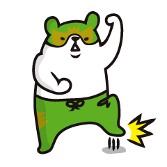 [LINEスタンプ] マスクド・ベア 