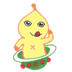 [LINEスタンプ] 宇宙人のうんちゃん その2