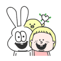 [LINEスタンプ] 太っちょうさぎ第八弾 