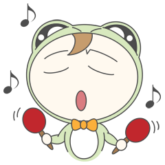 [LINEスタンプ] カエルとうた 