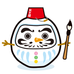 [LINEスタンプ] (雪)だるま〜雪だるまに憧れて〜 