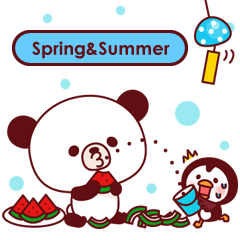 [LINEスタンプ] ぽんやんとパフィ-春夏＆イベント- 