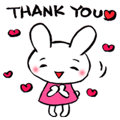 [LINEスタンプ] Lovely Cat ＆ Bunny (英語＆日本語)
